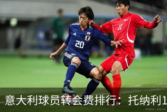意大利球员转会费排行：托纳利1.08亿欧高居榜首，雷特吉6180万欧